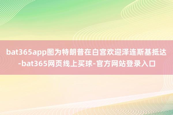 bat365app图为特朗普在白宫欢迎泽连斯基抵达-bat365网页线上买球-官方网站登录入口