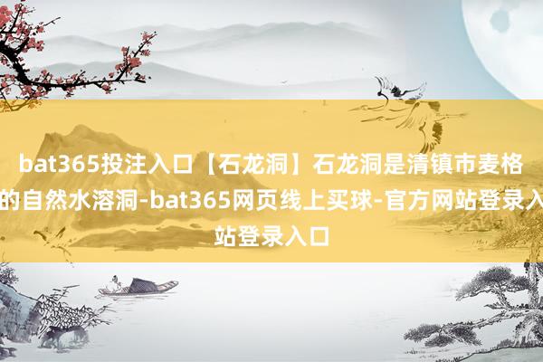 bat365投注入口【石龙洞】石龙洞是清镇市麦格乡的自然水溶洞-bat365网页线上买球-官方网站登录入口