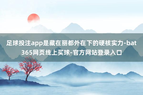 足球投注app是藏在丽都外在下的硬核实力-bat365网页线上买球-官方网站登录入口