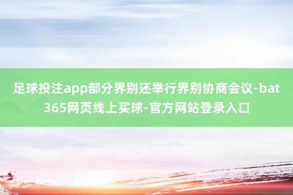 足球投注app部分界别还举行界别协商会议-bat365网页线上买球-官方网站登录入口